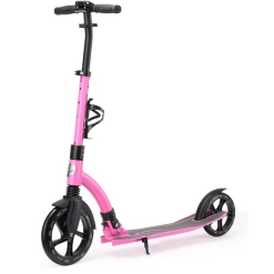 Bikestar STAR-SCOOTER® Aluminium City Tretroller Klappbar | 230mm Räder | Pink