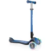 GLOBBER Scooter ELITE DELUXE LIGHTS Mit Leuchtrollen, Navy-blau -Shop für Kinderhelme globber scooter elite deluxe lights mit leuchtrollen navy blau a268721