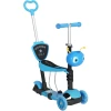HOMCOM 3-in-1 Kinderscooter Höhenverstellbar Blau