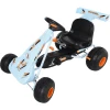 HOMCOM Kinder Go-Kart Mit Handbremse Hellblau -Shop für Kinderhelme homcom kinder go kart mit handbremse hellblau a328328