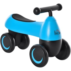 HOMCOM Rutschauto Blau Und Schwarz