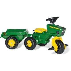 ROLLY TOYS Rolly®toys RollyTrac John Deere Mit RollyKid Trailer Und RollySoundwheel 052769