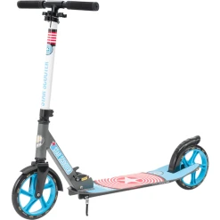 Star Scooter Roller 205mm XXL Trittbrett Grau, Blau